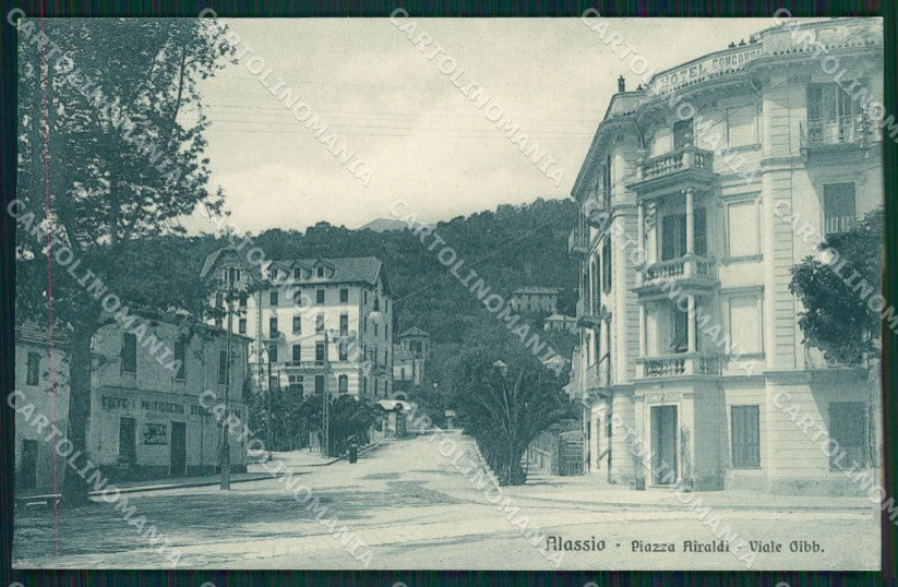 Savona Alassio cartolina QZ6953 – fronte