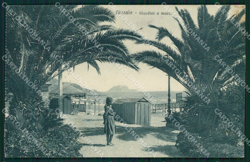 Savona Alassio SCOLLATA cartolina QZ6957 – fronte