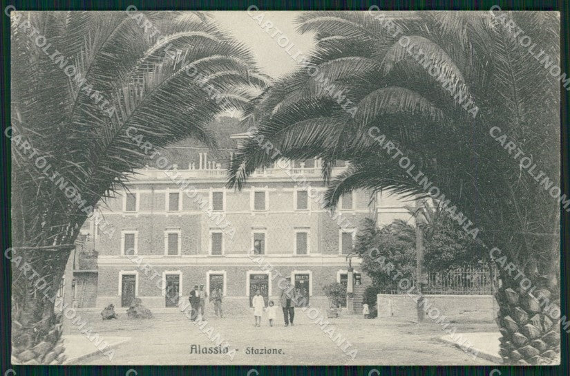 Savona Alassio Stazione cartolina QZ6962 – fronte