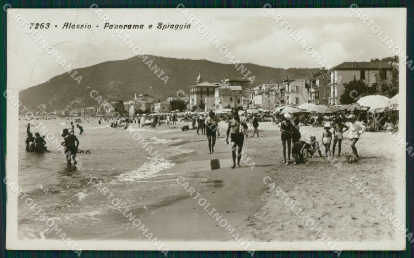 Savona Alassio Foto cartolina QZ6976 – fronte