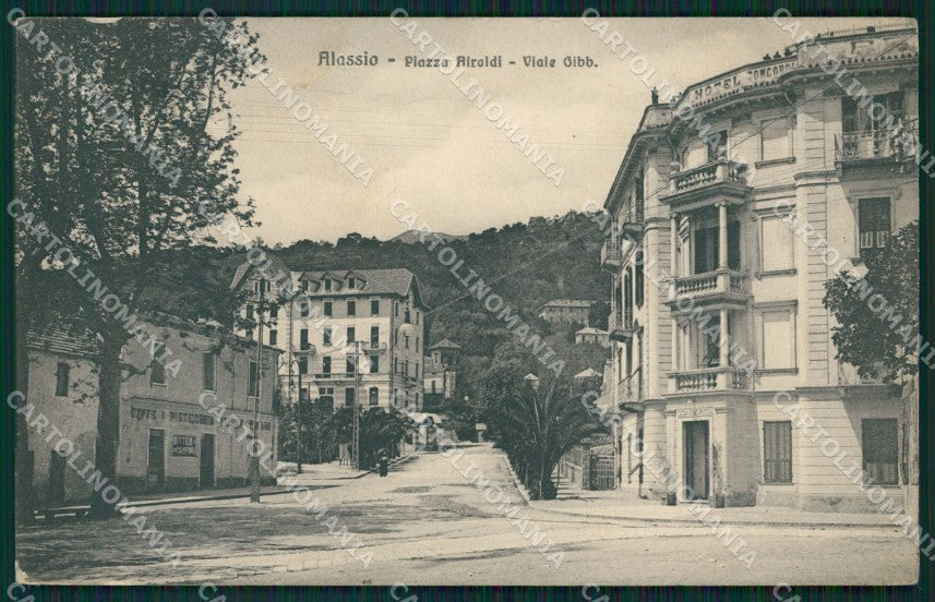 Savona Alassio cartolina QZ6979 – fronte