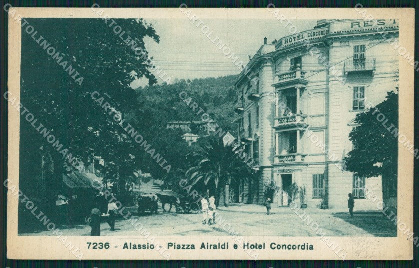 Savona Alassio Carretto cartolina QZ6980 – fronte