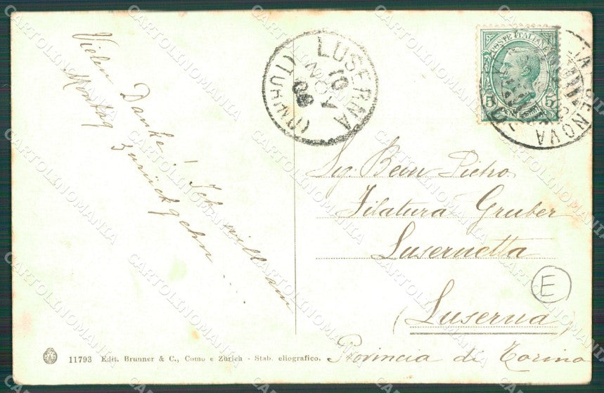 Savona Alassio Asino cartolina QZ6983 – retro