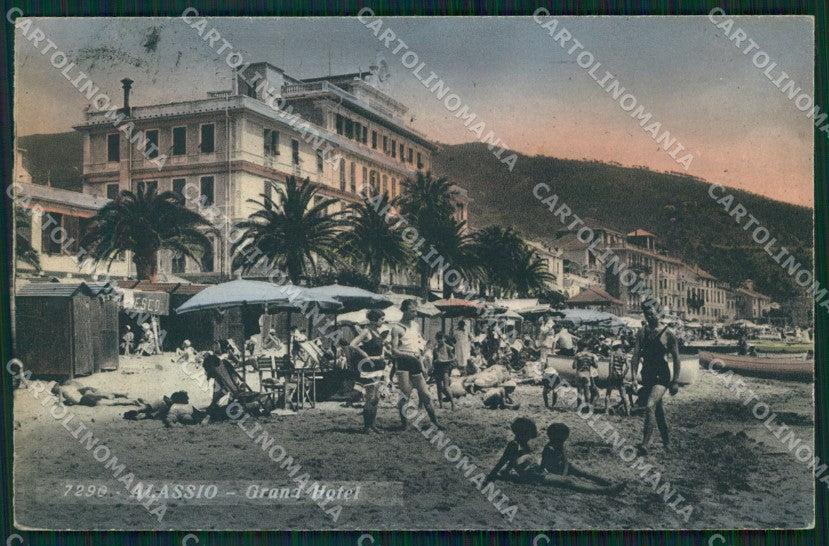 Savona Alassio cartolina QZ6987 – fronte