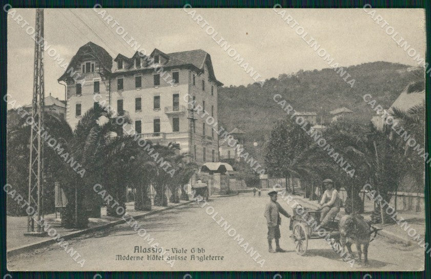 Savona Alassio Carretto cartolina QZ6990 – fronte