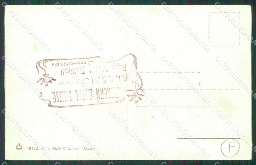 Savona Alassio Carretto cartolina QZ6990 – retro