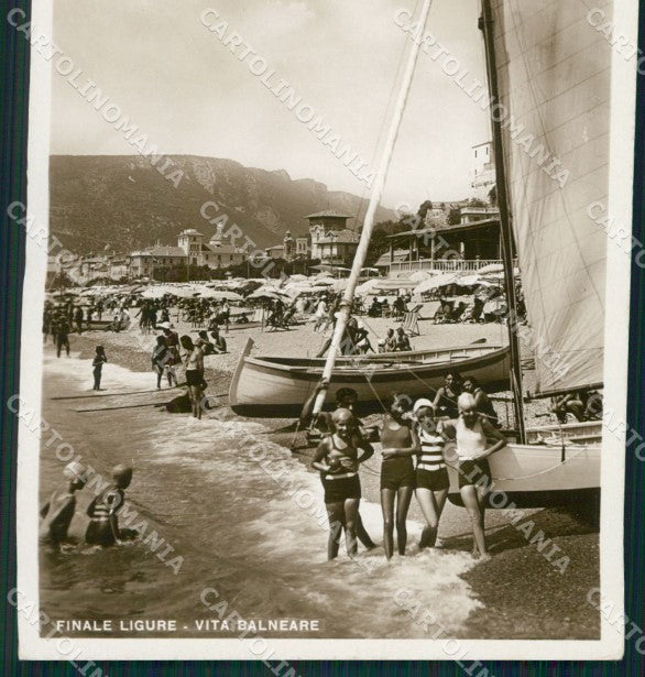 Savona Finale Ligure Barche Foto cartolina QZ7004 – fronte