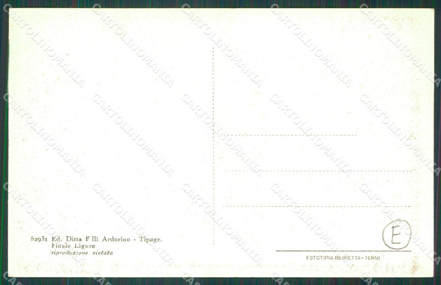 Savona Finale Ligure Stazione cartolina QZ7011 – retro