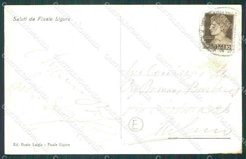 Savona Finale Ligure cartolina QZ7013 – retro
