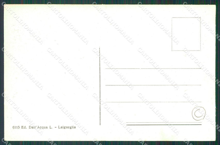Savona Laigueglia cartolina QZ7018 – retro