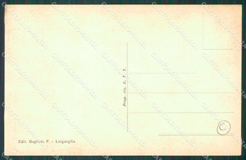 Savona Laigueglia cartolina QZ7020 – retro
