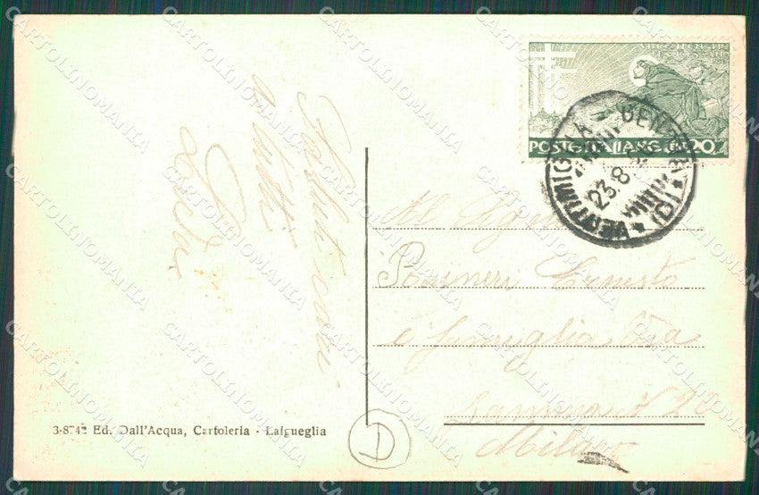 Savona Laigueglia cartolina QZ7021 – retro