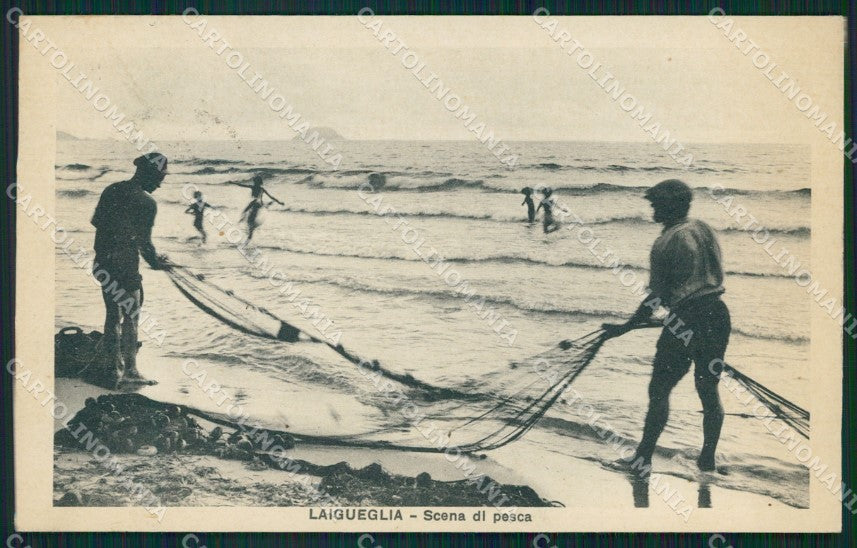 Savona Laigueglia Pescatori cartolina QZ7024 – fronte
