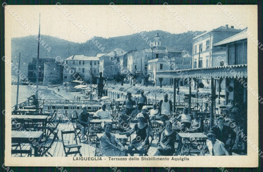 Savona Laigueglia cartolina QZ7035 – fronte