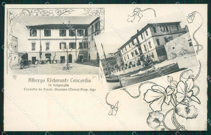 Savona Laigueglia Pubblicitaria cartolina QZ7036 – fronte