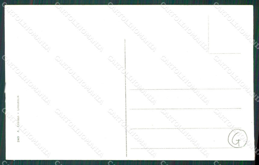 Savona Laigueglia Pubblicitaria cartolina QZ7036 – retro
