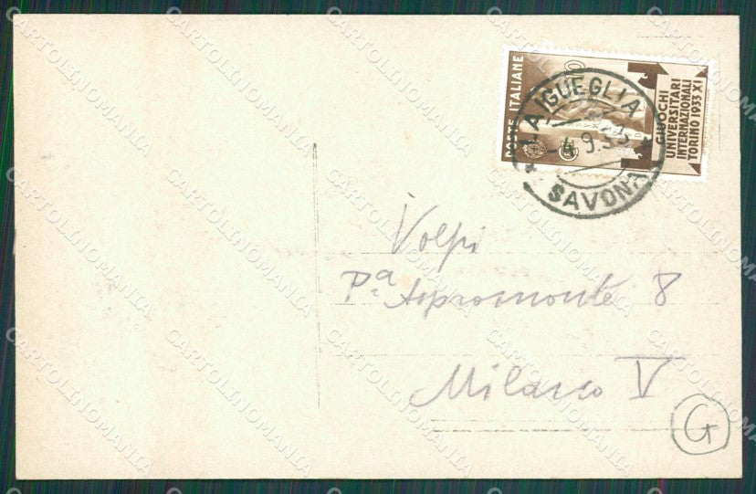 Savona Laigueglia Saluti da Foto cartolina QZ7037 – retro