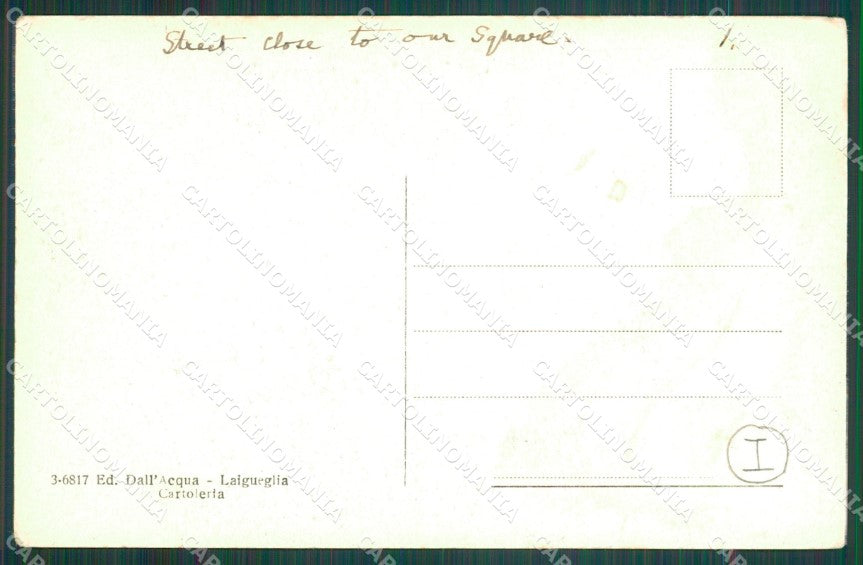 Savona Laigueglia cartolina QZ7039 – retro