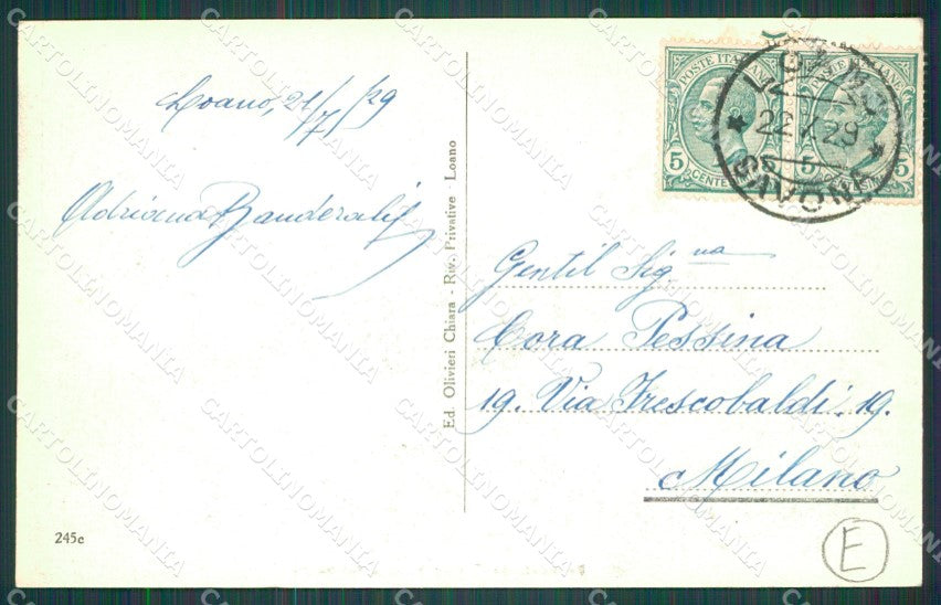 Savona Loano cartolina QZ7040 – retro