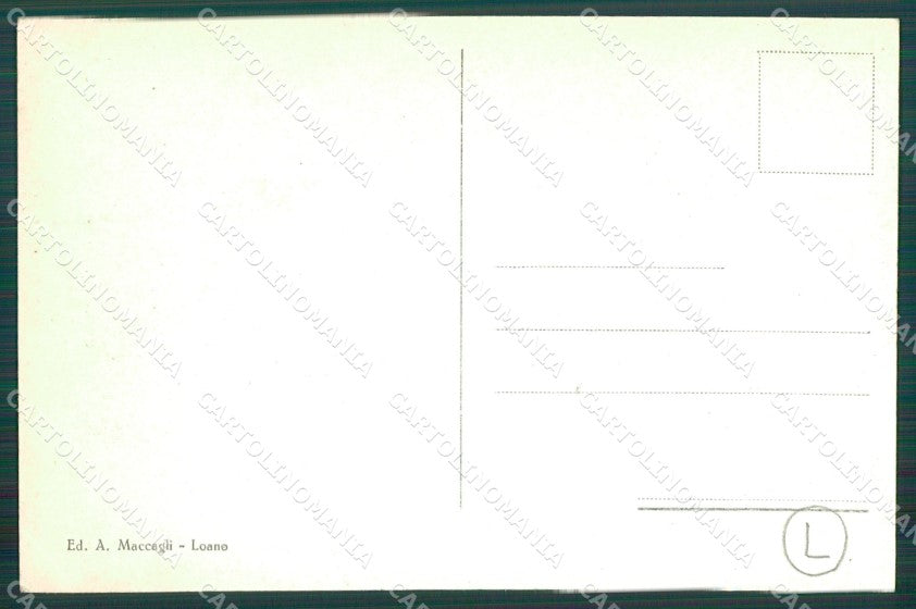 Savona Loano Porte di Passorino cartolina QZ7045 – retro