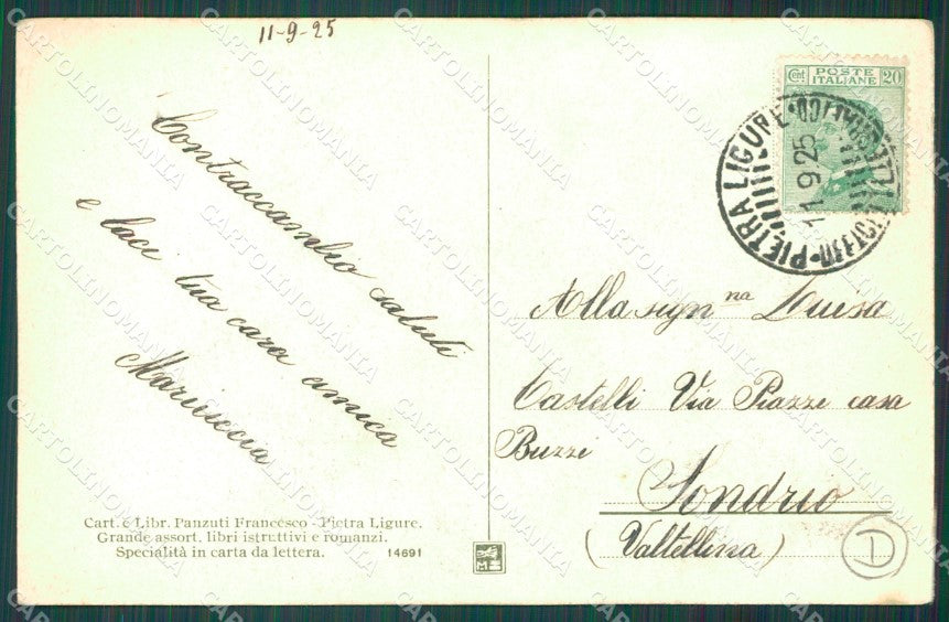Savona Pietra Ligure cartolina QZ7047 – retro