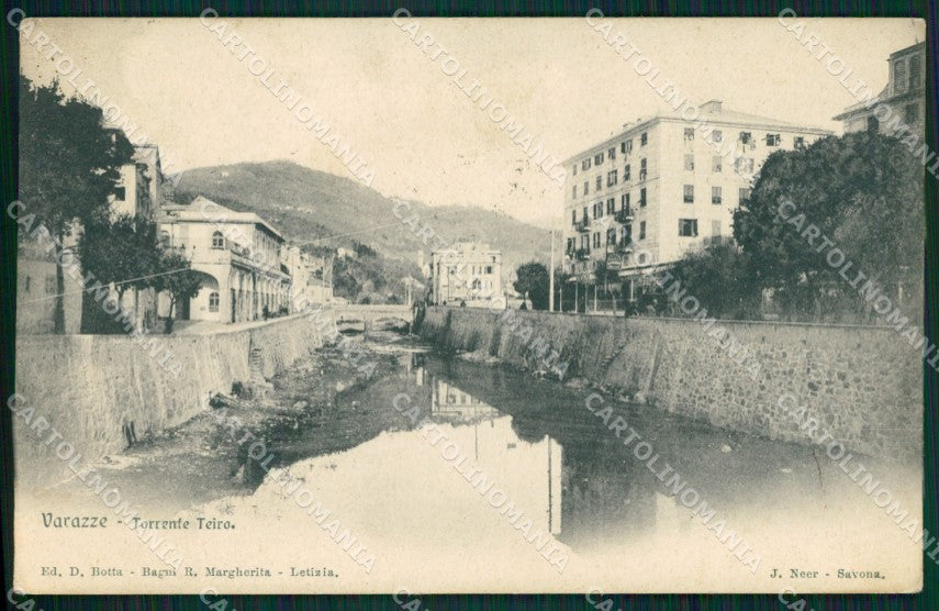 Savona Varazze Torrente Teiro cartolina QZ7062 – fronte