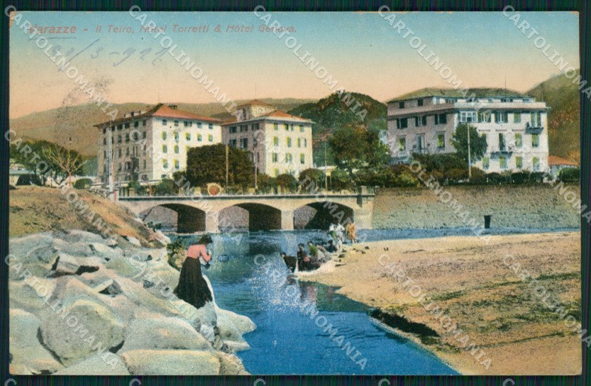 Savona Varazze Torrente Teiro cartolina QZ7063 – fronte