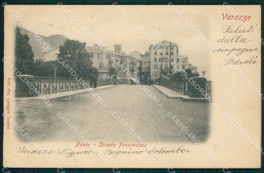 Savona Varazze cartolina QZ7066 – fronte