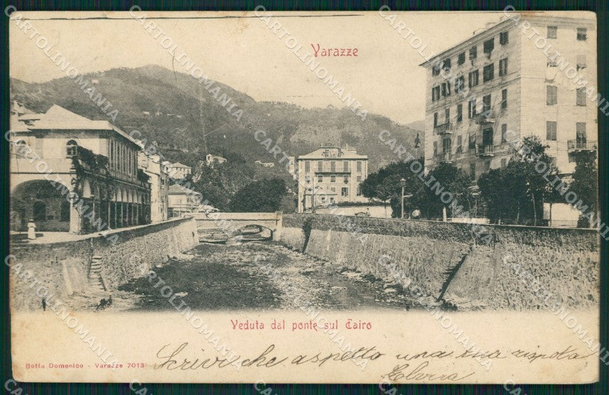Savona Varazze Torrente Teiro PIEGHINA cartolina QZ7070 – fronte