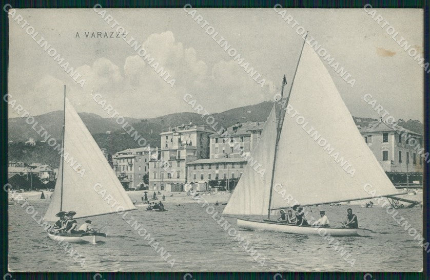 Savona Varazze Barche cartolina QZ7073 – fronte