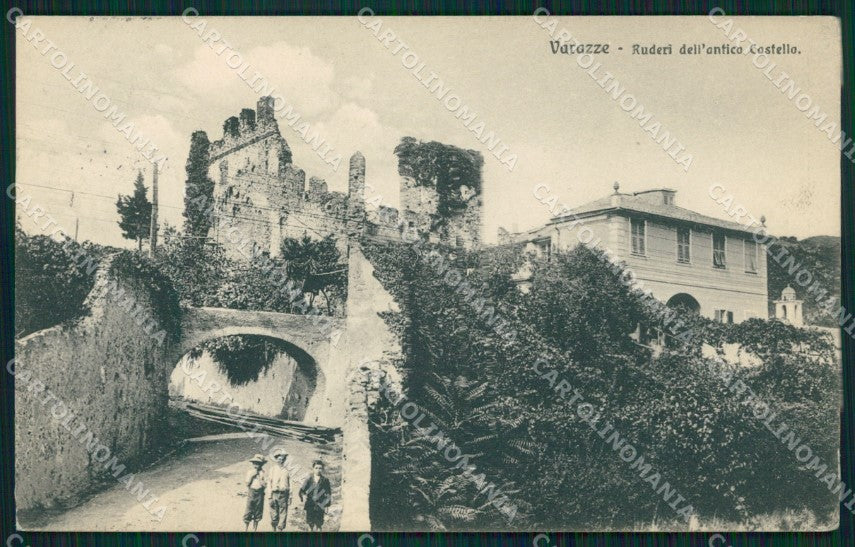 Savona Varazze Antico Castello cartolina QZ7080 – fronte