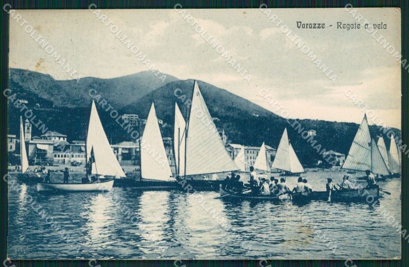Savona Varazze Regata a Vela cartolina QZ7092 – fronte