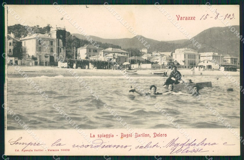 Savona Varazze cartolina QZ7098 – fronte
