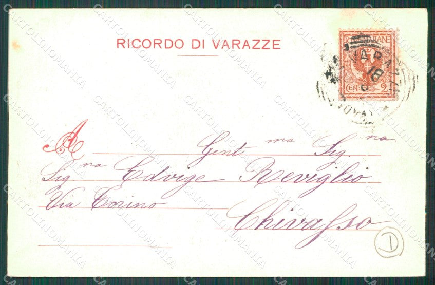 Savona Varazze cartolina QZ7098 – retro