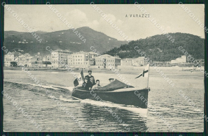 Savona Varazze Barca cartolina QZ7136 – fronte