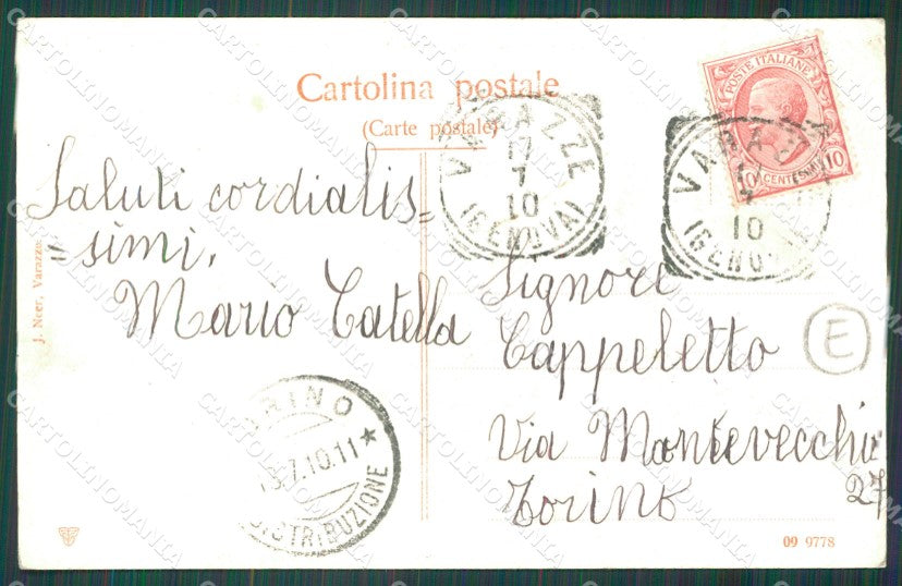 Savona Varazze Barca cartolina QZ7136 – retro