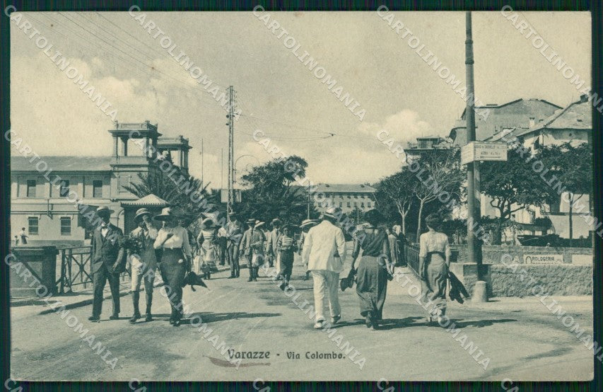 Savona Varazze PIEGHINA cartolina QZ7137 – fronte
