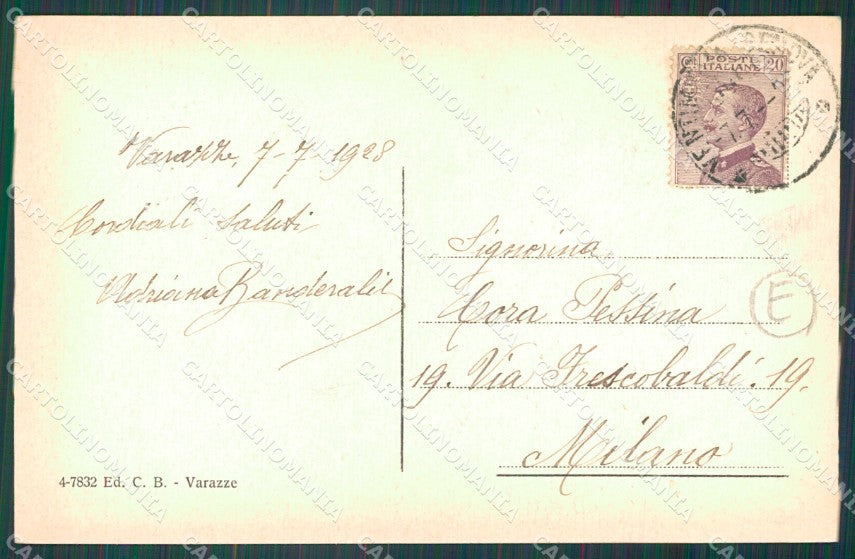 Savona Varazze Saluti da cartolina QZ7141 – retro