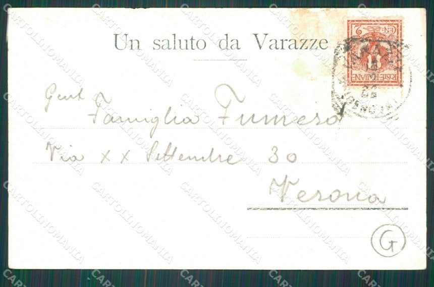 Savona Varazze cartolina QZ7169 – retro