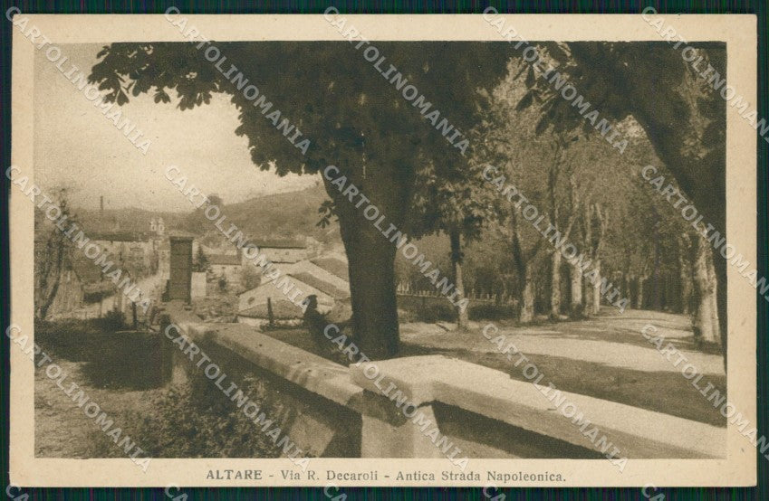 Savona Altare Strada Napoleonica cartolina QZ7177 – fronte