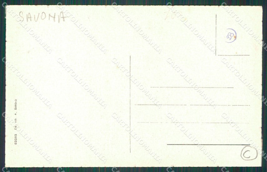 Savona Cairo Montenotte cartolina QZ7181 – retro