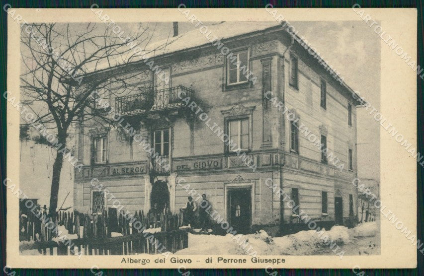 Savona Pontinvrea Giovo Ligure Nevicata cartolina QZ7227 – fronte