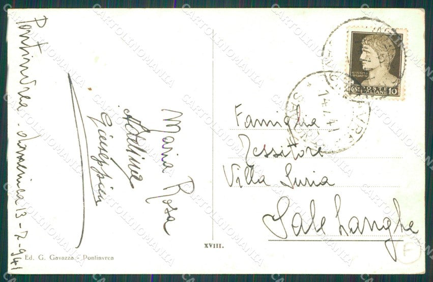 Savona Pontinvrea cartolina QZ7232 – retro