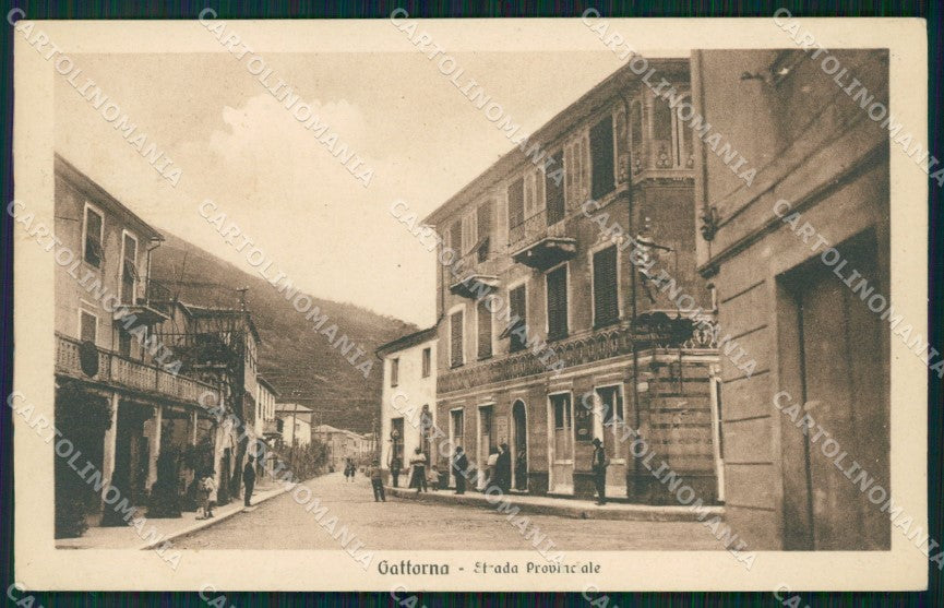 Genova Moconesi Gattorna cartolina QZ7255 – fronte