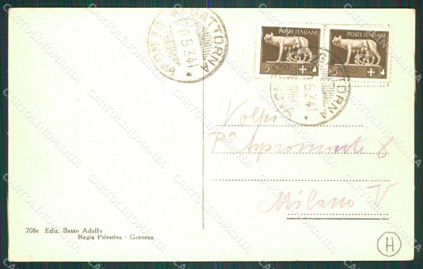 Genova Moconesi Gattorna cartolina QZ7255 – retro