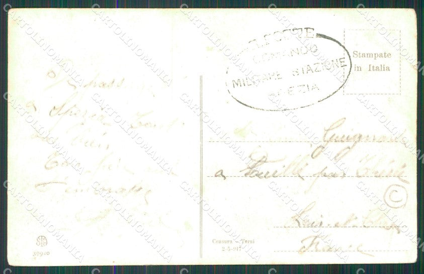 La Spezia Città Saluti da PIEGHE cartolina QZ7259 – retro