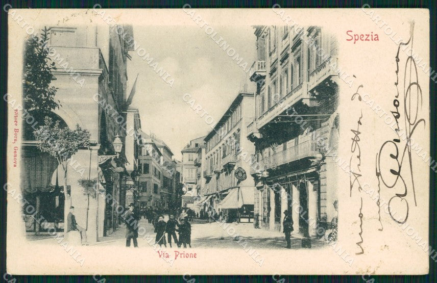 La Spezia Città PIEGA cartolina QZ7278 – fronte