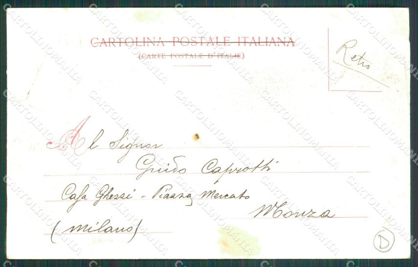La Spezia Città Portici PIEGA cartolina QZ7281 – retro