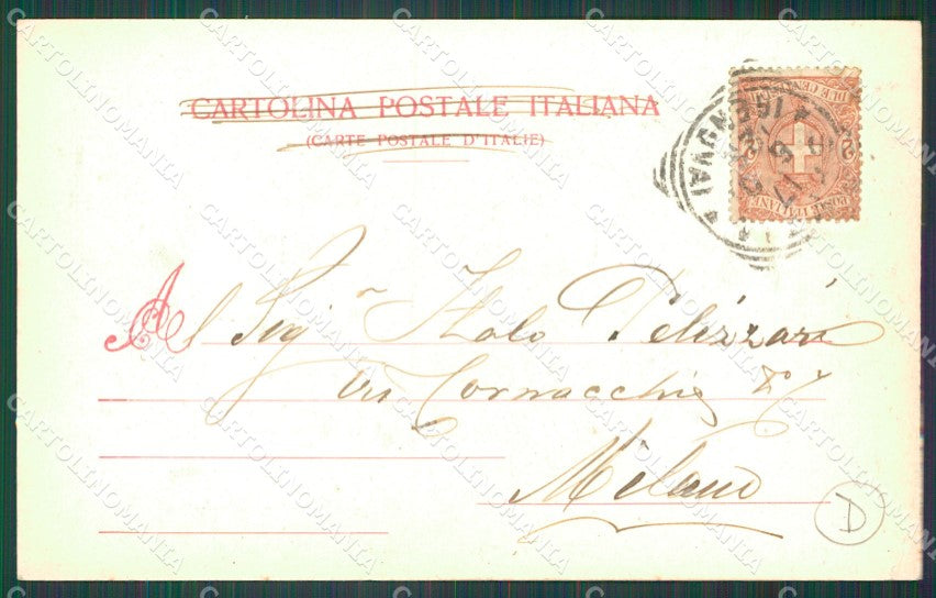 La Spezia Città Barche cartolina QZ7283 – retro