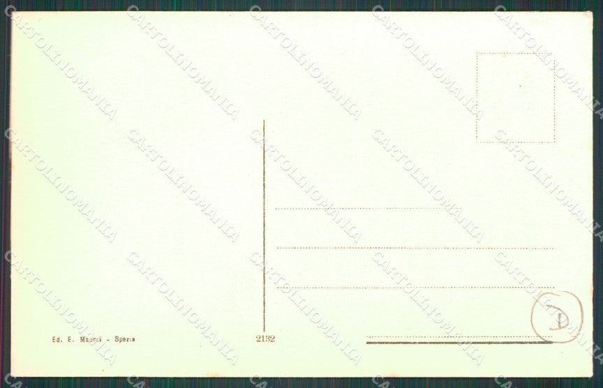 La Spezia Città Farmacia cartolina QZ7287 – retro